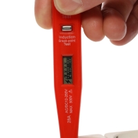 Отвертка индикаторная ТУНДРА, жидкокристаллический дисплей, 12 - 220 В