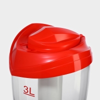 Башня пивная &laquo;Вавилон&raquo;, 3 л, цвет красный