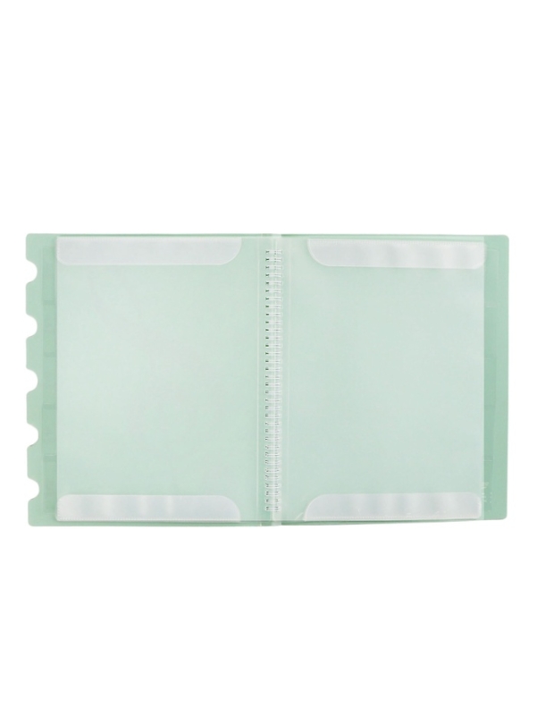 Нотная папка - 30 файлов 60 листов зеленая