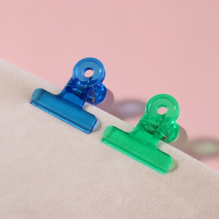 Зажимы для кроя, 3 см, 5 шт, цвет МИКС Зажимы для кроя, 3 см, 5 шт, цвет МИКС