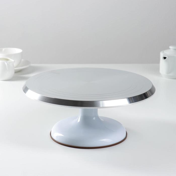 Подставка для торта вращающаяся &laquo;Лазурь&raquo;, d=31 см, цвет МИКС