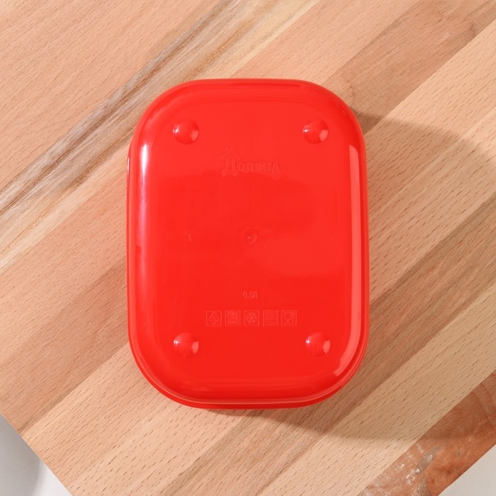 Ланч-бокс &laquo;Приятного аппетита&raquo;, прямоугольный, 500 мл