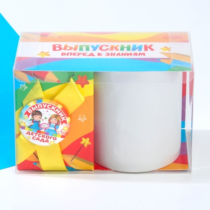 Кружка и орден на Выпускной &laquo;Выпускник детского сада&raquo;, подарочный набор