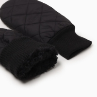 Варежки женские MINAKU, цвет черный, 24 см Варежки женские MINAKU, цвет черный, 24 см