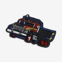 Термоаппликация &laquo;Грузовик&raquo;, 4.9&times;7 см, серая