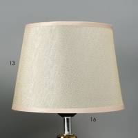 Настольная лампа с абажуром RISALUX &laquo;Блеск&raquo;, 1&times;40 Вт, Е27, 17&times;17&times;24 см