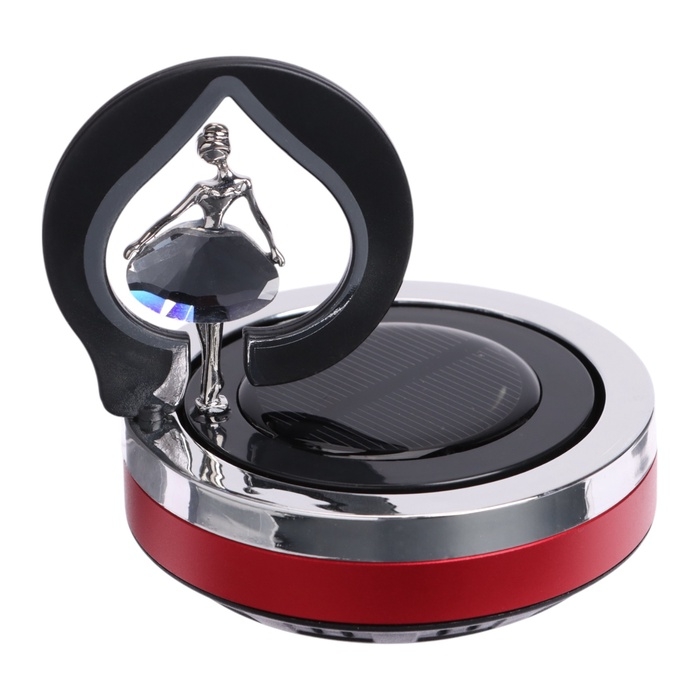 Аксессуар на панель в автомобиль с ароматизатором, балерина, красный, пластик