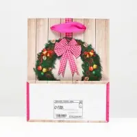 Пакет ламинированный &laquo;Новогодний венок&raquo; 11.5&times;14.5&times;6 см