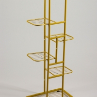 Подставка для цветов Greengo, 6 полок, 44 &times; 22 &times; 105 см, напольная, металл, цвет золотой