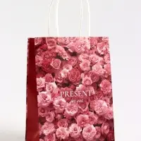 Пакет подарочный крафт Present, 15&times;8&times;21 см