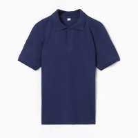 Футболка мужская поло, цвет индиго, размер 52