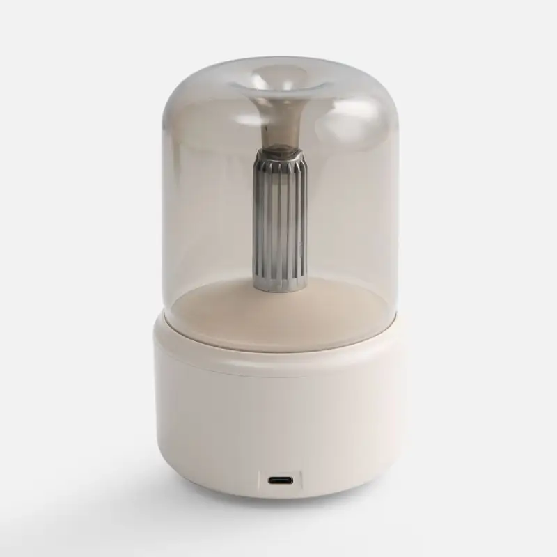Увлажнитель-ароматизатор с подсветкой mistFlicker, молочно-белый