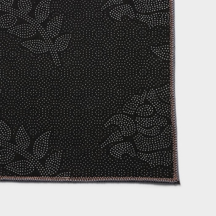 Коврики для ванной и туалета Доляна &laquo;Тига&raquo;, 2 шт: 50&times;80 см, 50&times;40 см, форма МИКС