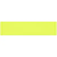 Лейбл из ПВХ Tarea, желтый неон