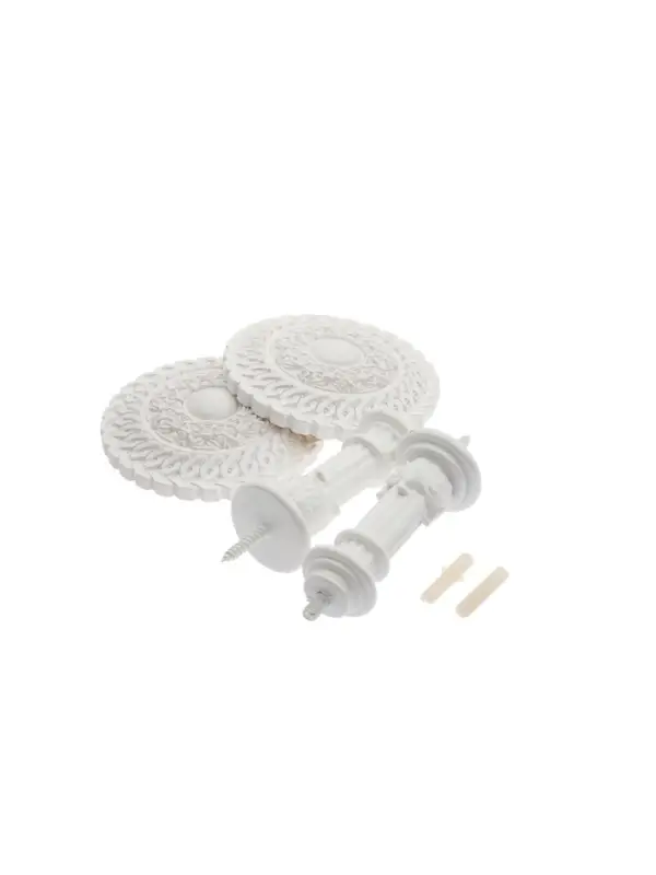 Крючок для штор CAPPIO KS030, d=95 мм, цвет белый, 2 шт