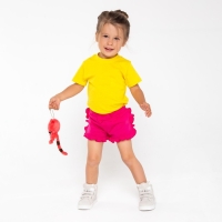 Футболка детская, цвет жёлтый, рост 152 см