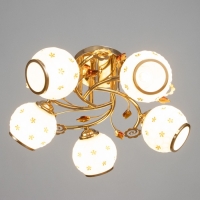 Люстра "Бэлл" 5х40Вт Е27 Золото МОДЕЛЬ: 2612356 Люстра "Бэлл" 5х40Вт Е27 Золото МОДЕЛЬ: 2612356