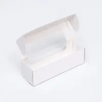 Кондитерская упаковка, белая, 16&times;5&times;5 см