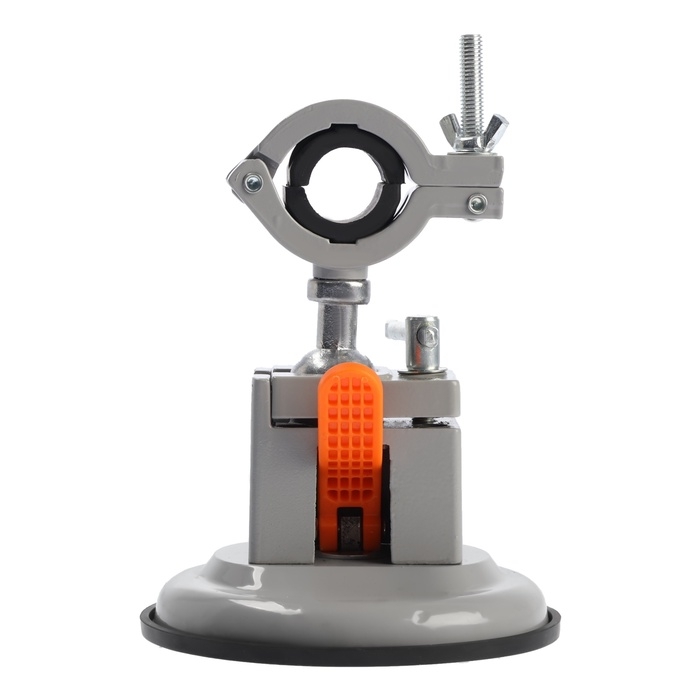 Стойка для дрели ТУНДРА, крепление на присоске, поворотная на 360&deg;, d=60 мм, высота 185 мм   1070214