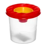 Стакан - непроливайка для рисования Calligrata, 210 мл, с заглушкой, МИКС