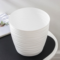 Горшок с поддоном &laquo;Дюна&raquo;, 5,5 л, цвет белый