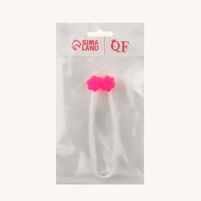 Массажёр для лица, 12 × 3,5 см, 2 ролика, цвет розовый Массажёр для лица, 12 × 3,5 см, 2 ролика, цвет розовый