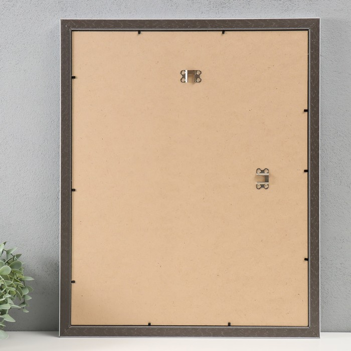 Фоторамка пластик "МИРАМ" 40х50 см, 642968-16, белый (пластиковый экран)