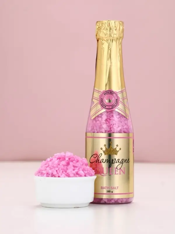 Соль для ванны Champagne Queen, 285 г, аромат фрукты со льдом, Чистое счастье