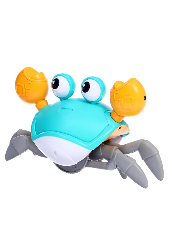 Музыкальная игрушка &laquo;Малыш Краби&raquo; звук, инерция, голубой
