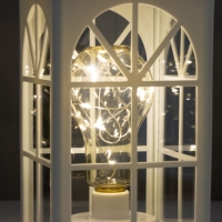 Ночник "Фонарь-домик"белая от батареек 3ААА 35х13,5х13,5 см RISALUX