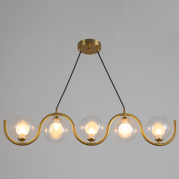 Светильник BayerLux "Сигма" 5х G 9 40Вт золото 100х12х100см