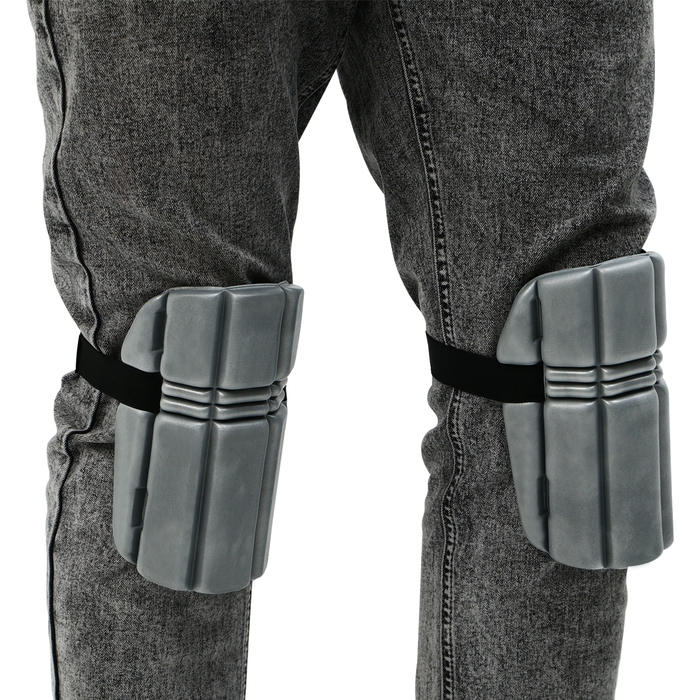 Наколенники защитные, универсальные, 19 &times; 16.5 см, серые