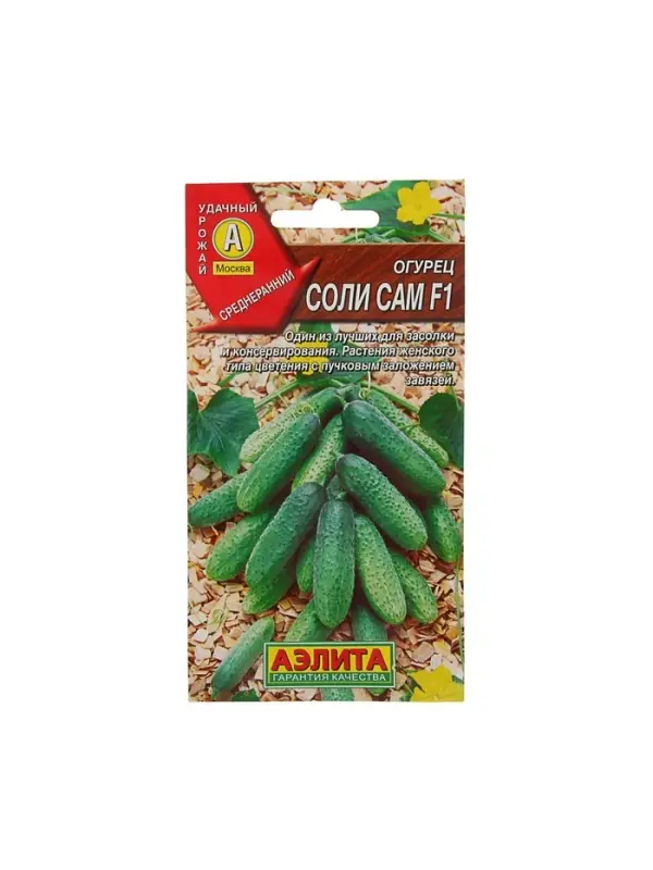 Семена Огурец "Соли сам F1", 10 шт