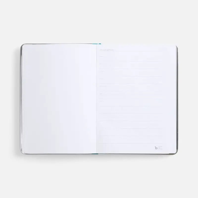 Ежедневник Metal Frame на заказ, датированный, бирюзовый