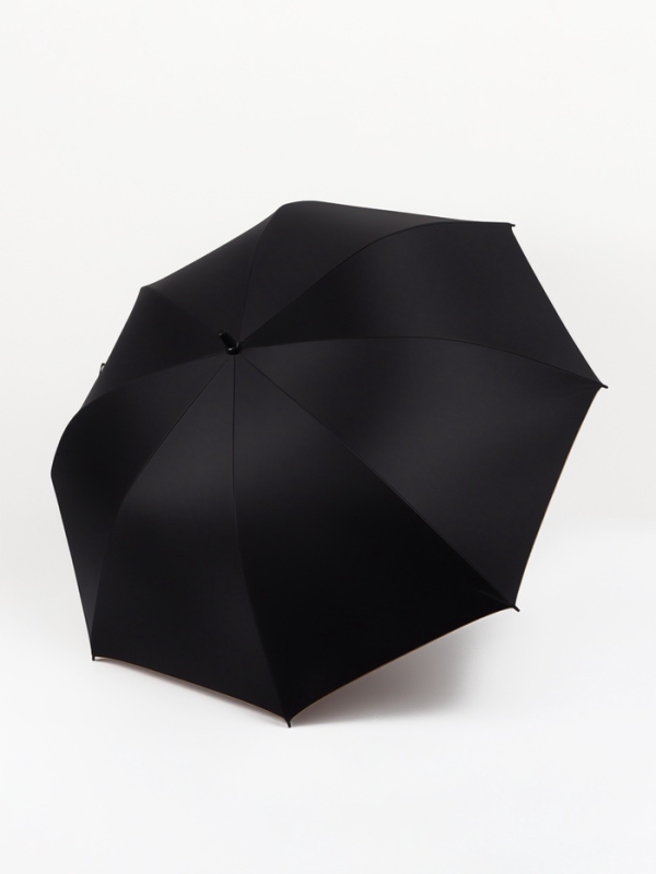 Зонт полуавтоматический &laquo;Однотон&raquo;, 8 спиц, R = 60/70 см, D = 120 см, цвет чёрный/бронза