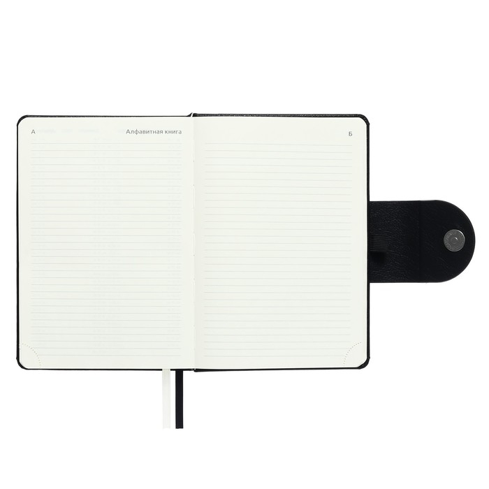 Ежедневник датированный 2024 A5 176 листов, deVENTE.Norwich, твёрдая обложка с поролоном из искусственной кожи, ляссе, кремовый блок 70 г/м2, чёрный Ежедневник датированный 2024 A5 176 листов, deVENTE.Norwich, твёрдая обложка с поролоном из искусственной кожи, ляссе, кремовый блок 70 г/м2, чёрный