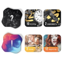 Трансформационная игра &laquo;Сферы жизни&raquo;, 60 карт (9х9 см), 36 жетонов (3х3 см и 3,5х10 см), игровое поле (50х50 см),16+