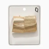 Серьги металл "Дуга" тренд, цвет золото