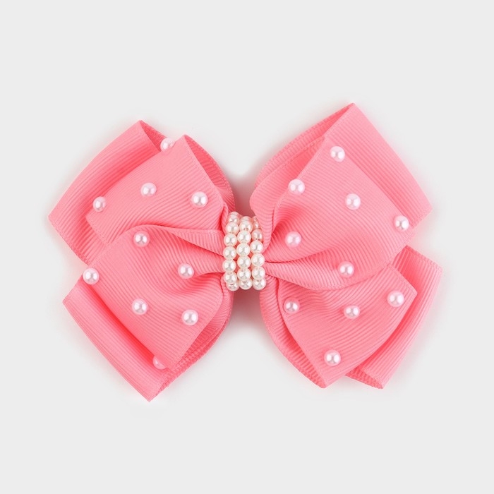 Выпускной. Бант для волос на заколке, 11 см, Принцессы