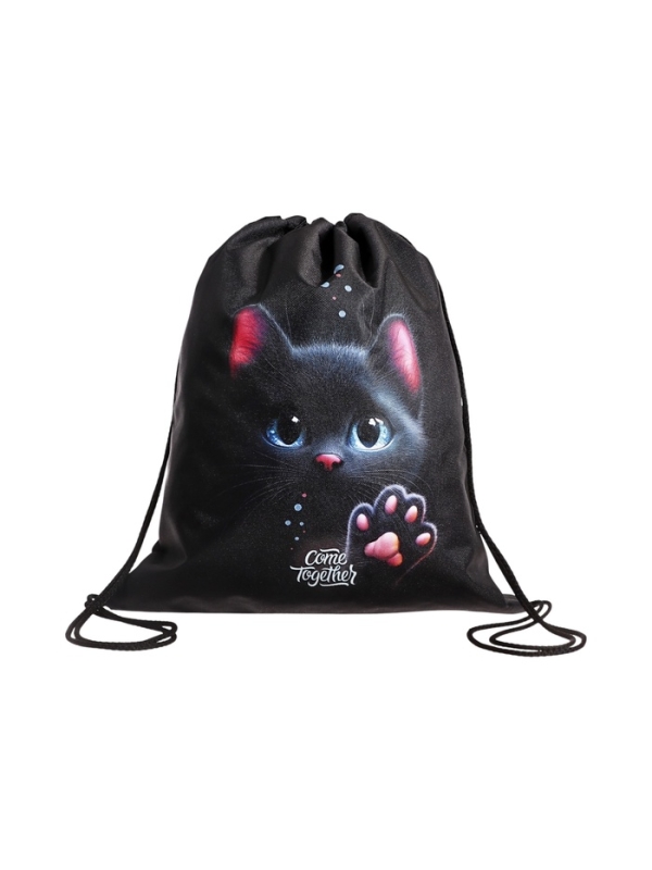 Мешок для обуви, 435&times;360 мм, Stavia (плотность 600D) &laquo;Котенок с лапкой&raquo;&lrm;