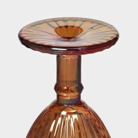 Бокал для вина из стекла Magistro &laquo;Босфор&raquo;, 250 мл, 8,5&times;16,5 см, цвет градиент золото