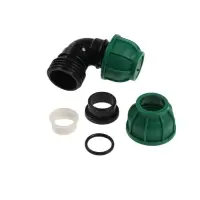 Отвод ПНД ZEIN, 20 мм, цанга