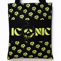 Сумка текстильная ICONIK, 31&times;1&times;40.5 см, отдел без молнии, без подклада, черная