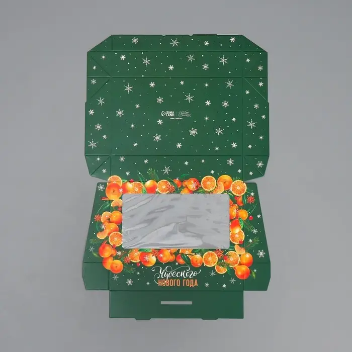 Коробка складная &laquo;Чудесного года&raquo;, 20 х 12 х 4 см