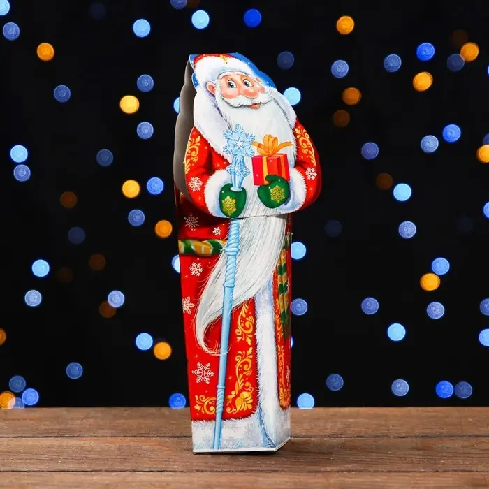 Подарочная коробка &laquo;Дед Мороз&raquo;, упаковка, 24&times;5&times;5 см