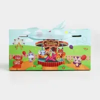 Коробка подарочная &laquo;Зверята&raquo;, 20 х 9.5 х 7.5 см