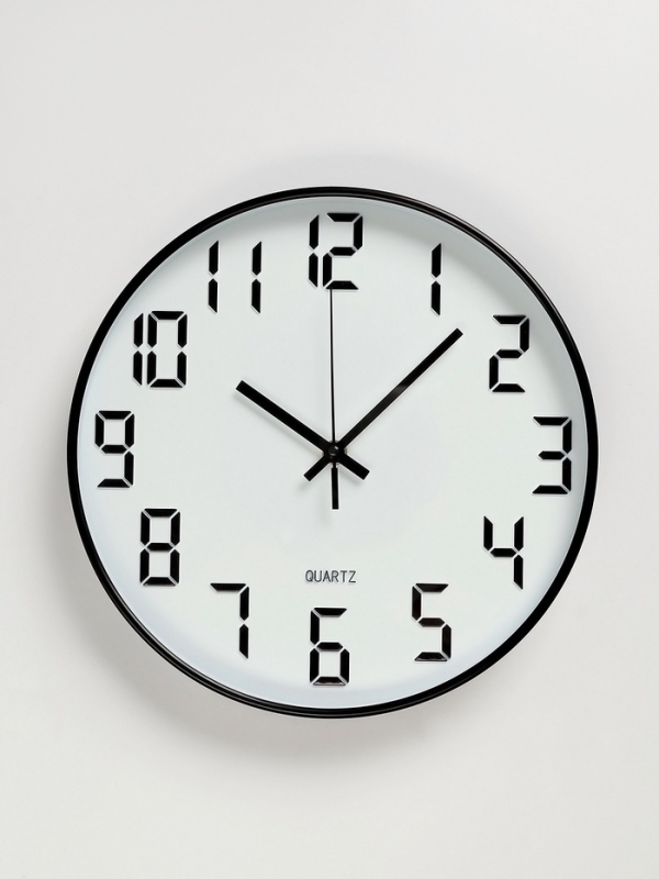 Часы настенные интерьерные &laquo;Классика&raquo;, плавный ход, d-30 см