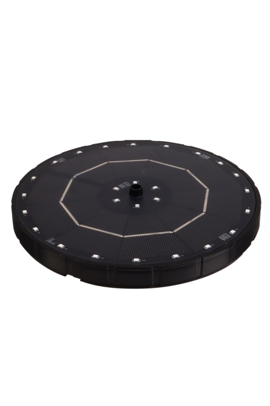 Фонтан на солнечной батарее,  h=0,55 метра, 180 л/ч, 7 Вт,  LED-подсветка, JT-180-26LED