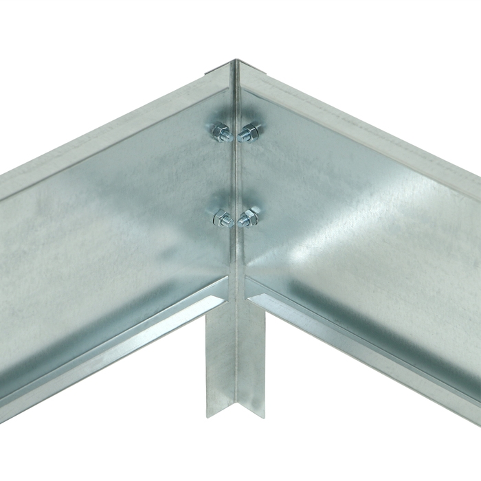 Грядка оцинкованная, Г-образная, 152 &times; 60 &times; 15 см, Greengo