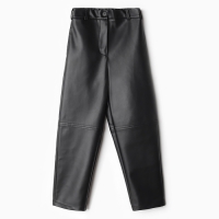 Брюки для девочки кожаные MINAKU, цвет чёрный, рост 164 см Брюки для девочки кожаные MINAKU, цвет чёрный, рост 164 см